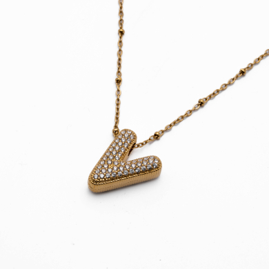 COLLAR ZO15659N V DORADO Acero Inoxidable E52E51