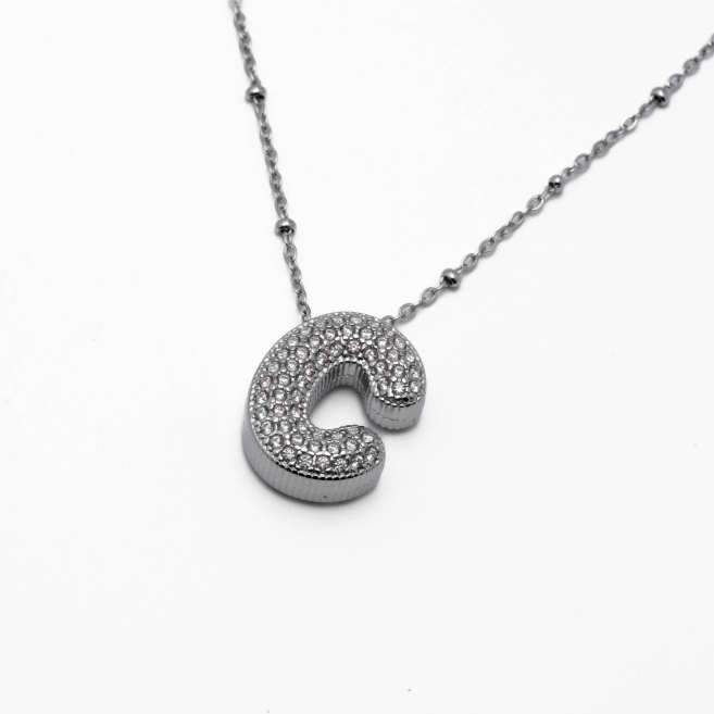 COLLAR ZO15659N C PLATEADO Acero Inoxidable E52E51