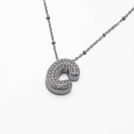 COLLAR ZO15659N C PLATEADO Acero Inoxidable E52E51