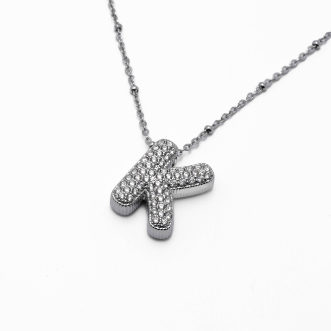 COLLAR ZO15659N K PLATEADO Acero Inoxidable E52E51
