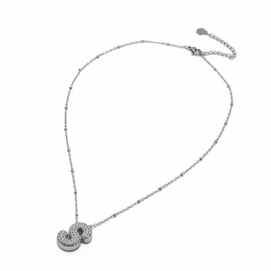 COLLAR ZO15659N S PLATEADO Acero Inoxidable E52E51