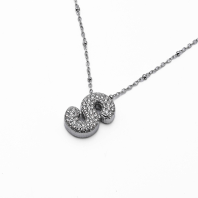 COLLAR ZO15659N S PLATEADO Acero Inoxidable E52E51