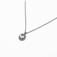 COLLAR ZO15792N BLANCO PLATEADO Acero Inoxidable E110