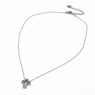 COLLAR ZO15381N PLATEADO Acero Inoxidable 2D32