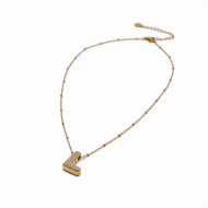 COLLAR ZO15659N L DORADO Acero Inoxidable E52E51