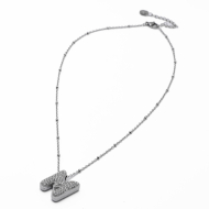 COLLAR ZO15659N M PLATEADO Acero Inoxidable E52E51