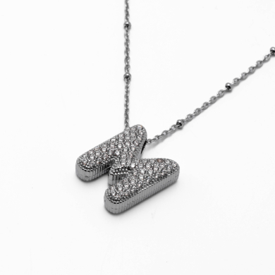 COLLAR ZO15659N M PLATEADO Acero Inoxidable E52E51