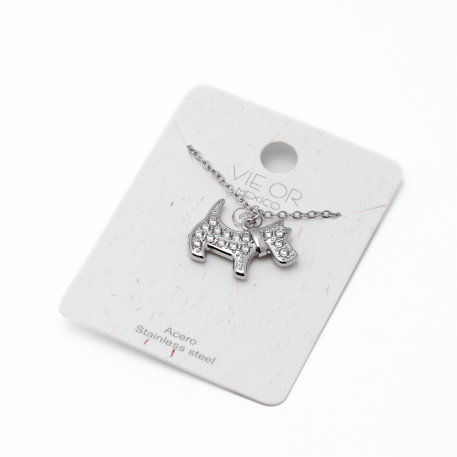 COLLAR ZO15875N PLATEADO Acero Inoxidable E29