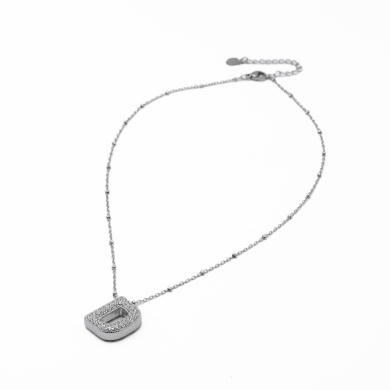 COLLAR ZO15659N D PLATEADO Acero Inoxidable E52E51