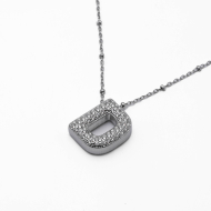 COLLAR ZO15659N D PLATEADO Acero Inoxidable E52E51