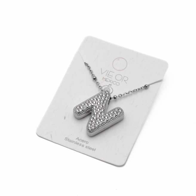 COLLAR ZO15659N N PLATEADO Acero Inoxidable E52E51