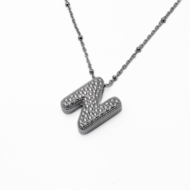 COLLAR ZO15659N N PLATEADO Acero Inoxidable E52E51