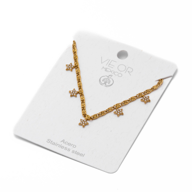 COLLAR ZO15667N DORADO Acero Inoxidable E26