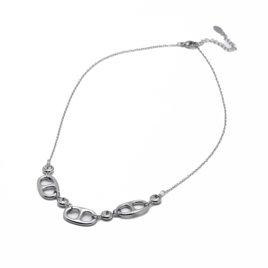 COLLAR ZO12985N PLATEADO Acero Inoxidable E31