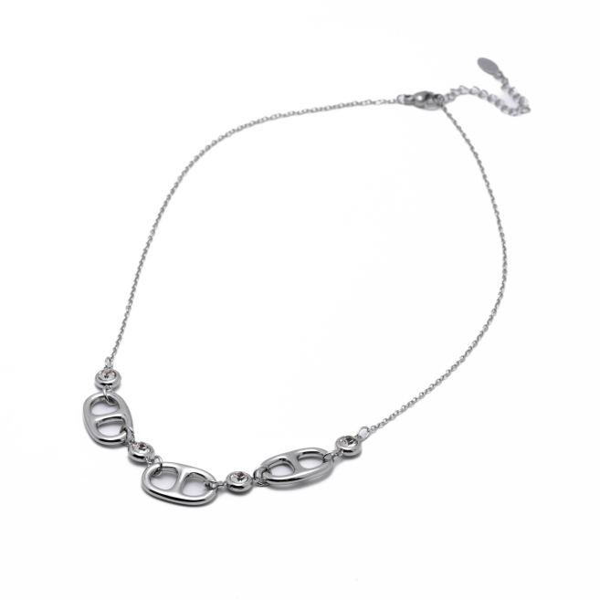 COLLAR ZO12985N PLATEADO Acero Inoxidable E31