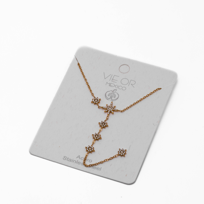 COLLAR ZO15689N DORADO Acero Inoxidable E26
