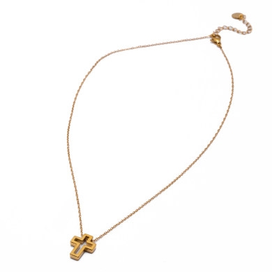 COLLAR ZO15381N DORADO Acero Inoxidable 2D32