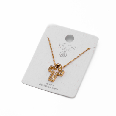 COLLAR ZO15381N DORADO Acero Inoxidable 2D32