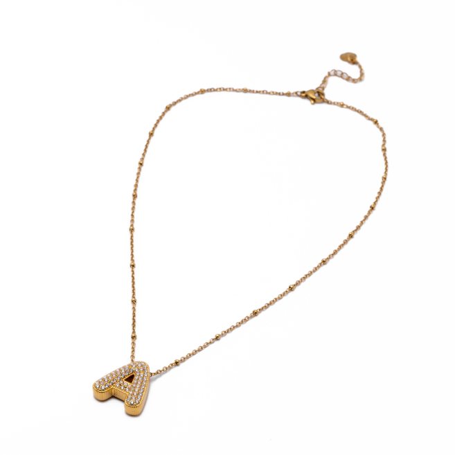COLLAR ZO15659N A DORADO Acero Inoxidable E52E51