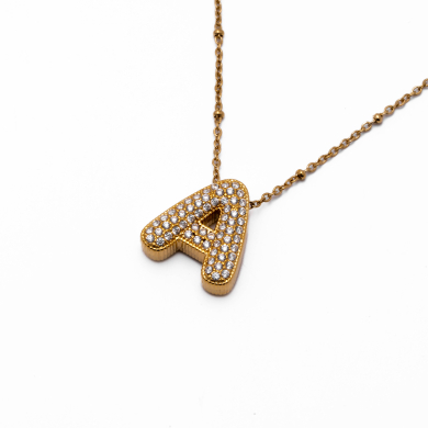 COLLAR ZO15659N A DORADO Acero Inoxidable E52E51