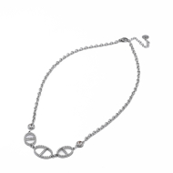 COLLAR ZO15161N PLATEADO Acero Inoxidable 2D53