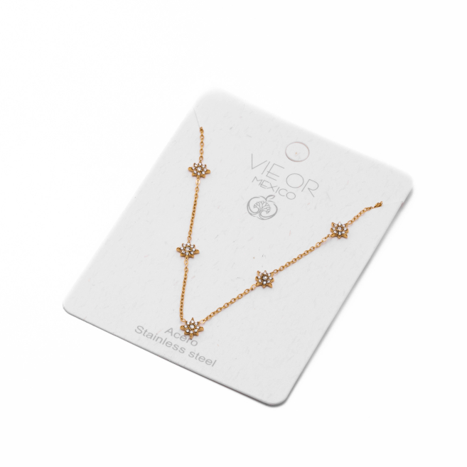 COLLAR ZO15574N DORADO Acero Inoxidable 2D28