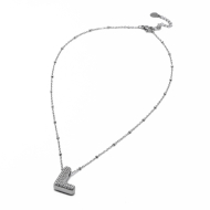 COLLAR ZO15659N L PLATEADO Acero Inoxidable E52E51