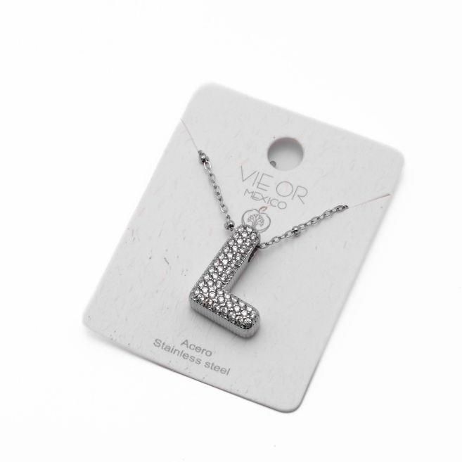 COLLAR ZO15659N L PLATEADO Acero Inoxidable E52E51