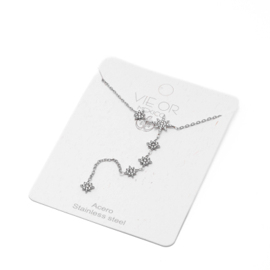 COLLAR ZO15689N PLATEADO Acero Inoxidable E26