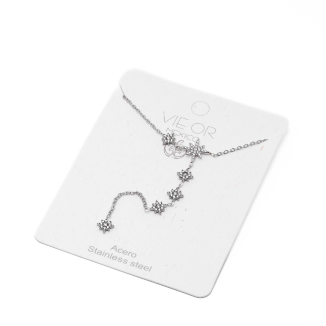 COLLAR ZO15689N PLATEADO Acero Inoxidable E26