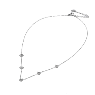 COLLAR ZO15574N PLATEADO Acero Inoxidable 2D28