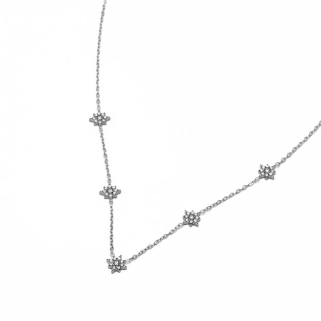 COLLAR ZO15574N PLATEADO Acero Inoxidable 2D28