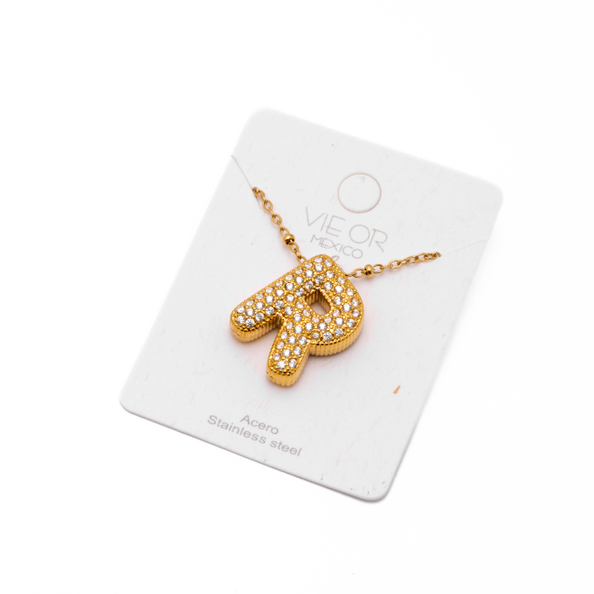 COLLAR ZO15659N R DORADO Acero Inoxidable E52E51