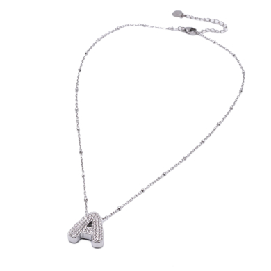 COLLAR ZO15659N A PLATEADO Acero Inoxidable E52E51