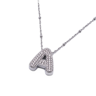 COLLAR ZO15659N A PLATEADO Acero Inoxidable E52E51