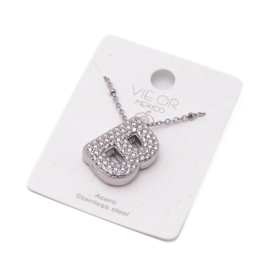 COLLAR ZO15659N B PLATEADO Acero Inoxidable E52E51