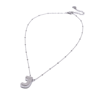 COLLAR ZO15659N J PLATEADO Acero Inoxidable E52E51