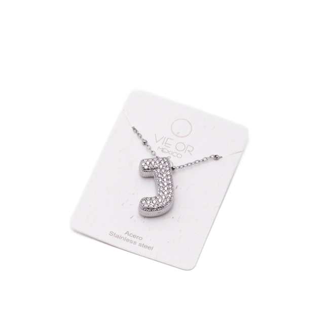 COLLAR ZO15659N J PLATEADO Acero Inoxidable E52E51