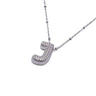 COLLAR ZO15659N J PLATEADO Acero Inoxidable E52E51