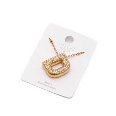 COLLAR ZO15659N D DORADO Acero Inoxidable E52E51