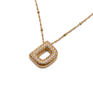 COLLAR ZO15659N D DORADO Acero Inoxidable E52E51
