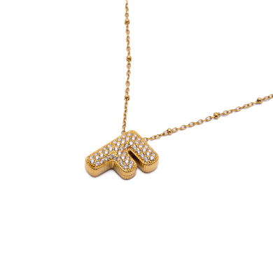 COLLAR ZO15659N F DORADO Acero Inoxidable E52E51