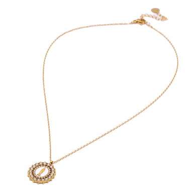COLLAR ZO15552N DORADO Acero Inoxidable 2D32