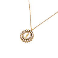 COLLAR ZO15552N DORADO Acero Inoxidable 2D32