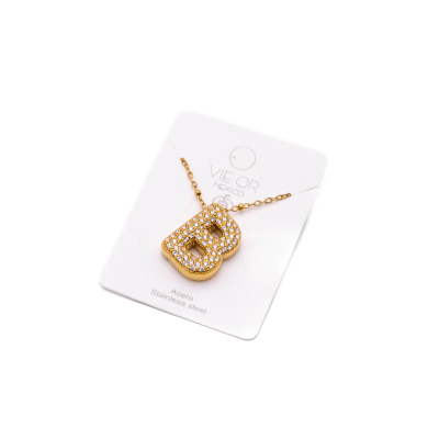 COLLAR ZO15659N B DORADO Acero Inoxidable E52E51