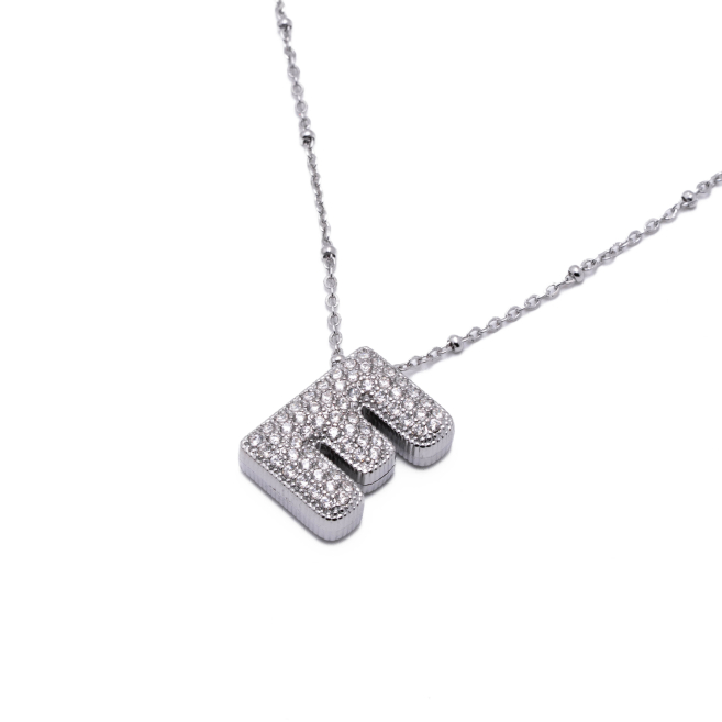 COLLAR ZO15659N E PLATEADO Acero Inoxidable E52E51