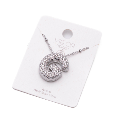 COLLAR ZO15659N G PLATEADO Acero Inoxidable E52E51