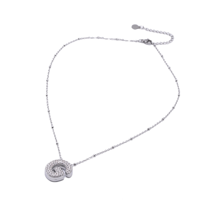 COLLAR ZO15659N G PLATEADO Acero Inoxidable E52E51