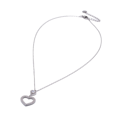 COLLAR ZO15697N PLATEADO Acero Inoxidable E29