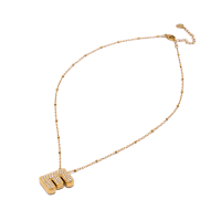 COLLAR ZO15659N E DORADO Acero Inoxidable E52E51